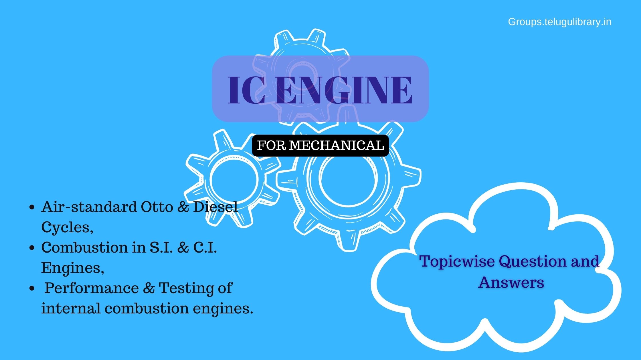 IC Engine |internal combustion Engine| Question and answers