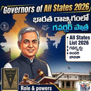 Governors of All States 2026 – భారత రాజ్యాంగంలో గవర్నర్ పాత్ర