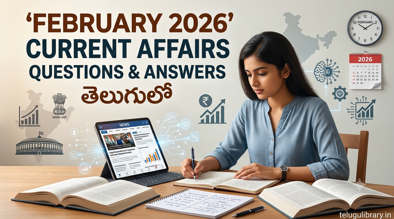 February 2026 Current Affairs Questions and Answers in Telugu